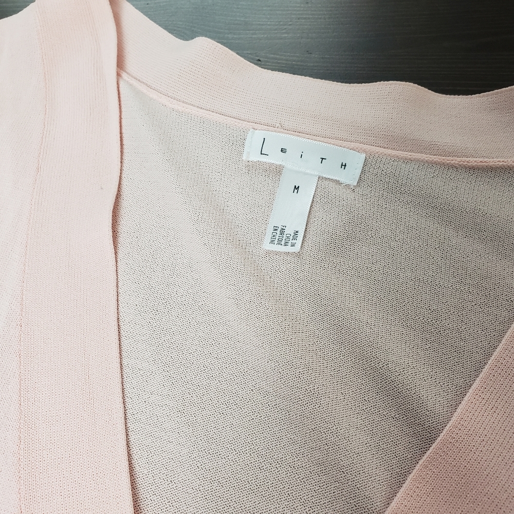 Leith Pink Button Light Jacket M - image 5